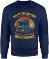Jam jest kierowca Męska bluza 