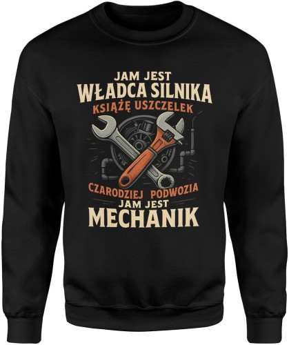 Jam jest mechanik Męska bluza  