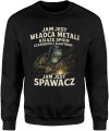 Jam jest spawacz Męska bluza 