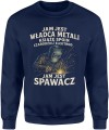 Jam jest spawacz Męska bluza 