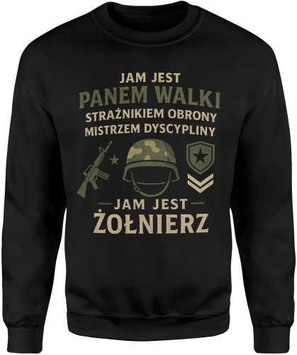 Jam jest żołnierz Męska bluza 
