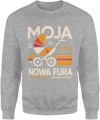 Moja nowa fura z wózkiem Męska bluza 