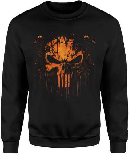 Punisher czaszka punk Męska bluza 