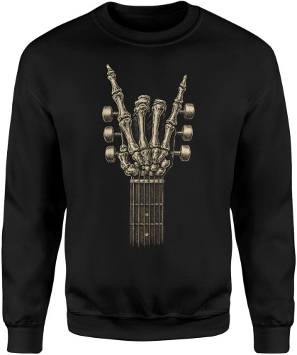 Szkielet gitarzysta Męska bluza 