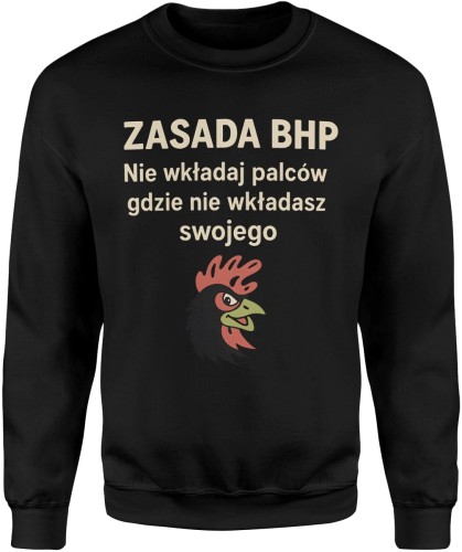 Zasada BHP prezent dla bhpowca Męska bluza 