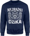 Nie drażnij dzika Męska bluza 