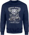 Americas Highway Route 66 Męska bluza 