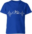 Góry linia życia bicie serca Dziecięca koszulka 