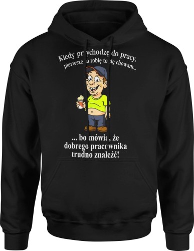 Dla kolegi z pracy biura Męska bluza z kapturem 