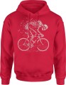 Mtb Szkielet Na Rowerze Craft Kolarska Męska bluza z kapturem 
