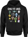Onlyfans z wentylatorami only fans Męska bluza z kapturem 