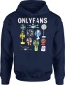 Onlyfans z wentylatorami only fans Męska bluza z kapturem 