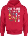 Onlyfans z wentylatorami only fans Męska bluza z kapturem 