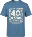 40 lat na oryginalnych częściach narzędzia Męska koszulka 