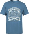 Vintage Retro Motocykl Męska koszulka 