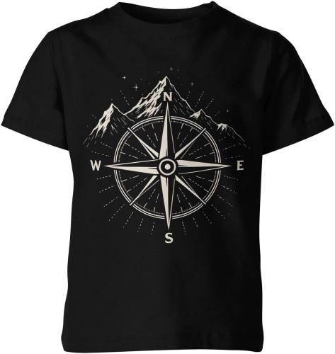 Kompas Róża Wiatrów Góry Dziecięca koszulka  