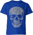 Srebrna Czaszka Dziecięca koszulka 