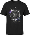 Kompas Róża Wiatrów Męska koszulka 
