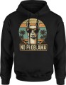 No Problama z lama Męska bluza z kapturem 