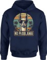 No Problama z lama Męska bluza z kapturem 