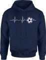 Piłka Nożna Football Kibica Futbol Męska bluza z kapturem 
