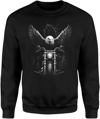 Z Orłem Chopper Męska bluza 