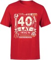 40 lat na oryginalnych częściach narzędzia Męska koszulka 