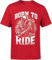 Born to ride ścigacz Męska koszulka 