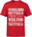Hemoglobina Mistyfikaja Woda Ziemia Taka Sytuacja Męska koszulka 