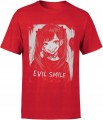 Evil Smile psycho girl Męska koszulka 