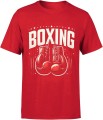Bokserska Męska koszulka czerwona 