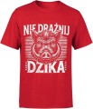 Nie drażnij dzika Męska koszulka 