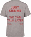 Just kiss me we can talk latter Męska koszulka  