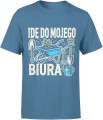 Idę do mojego biura ogród Męska koszulka 