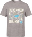 Idę do mojego biura ogród Męska koszulka 