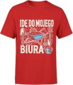 Idę do mojego biura ogród Męska koszulka 
