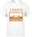 Lata 80 Męska Retro Kaseta Oldschool Muzyka 1980s Męska koszulka 