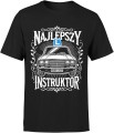 Najlepszy Instruktor Nauka Jazdy Prezent dla Instruktora Męska koszulka 