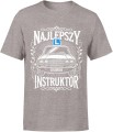 Najlepszy Instruktor Nauka Jazdy Prezent dla Instruktora Męska koszulka 