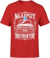 Najlepszy Instruktor Nauka Jazdy Prezent dla Instruktora Męska koszulka 