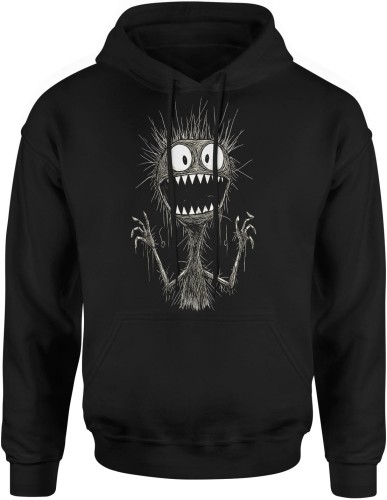 Kreskówkowy Potwór Męska bluza z kapturem 
