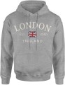 Londyn Anglia Wielka Brytania College UK Męska bluza z kapturem 