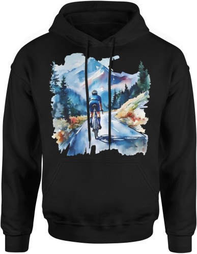 Rowerowa Trasa Górska Męska bluza z kapturem 