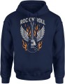 Rock And Roll Męska bluza z kapturem 