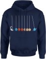 Astronauta Planety Męska bluza z kapturem 