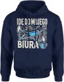 Idę do mojego biura ogród Męska bluza z kapturem 