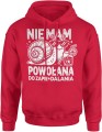 Nie mam powołania do zapie*dalania ślimak Męska bluza z kapturem 