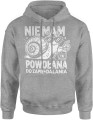 Nie mam powołania do zapie*dalania ślimak Męska bluza z kapturem 