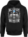 Najlepszy Instruktor Nauka Jazdy Prezent dla Instruktora Męska bluza z kapturem 