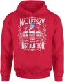 Najlepszy Instruktor Nauka Jazdy Prezent dla Instruktora Męska bluza z kapturem 